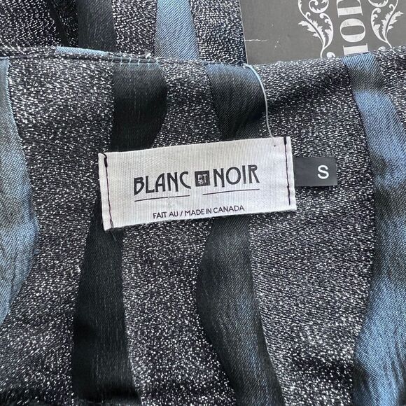 Blanc et Noir Asymmetrical Metallic Jacket - Size S - Picture 6 of 7